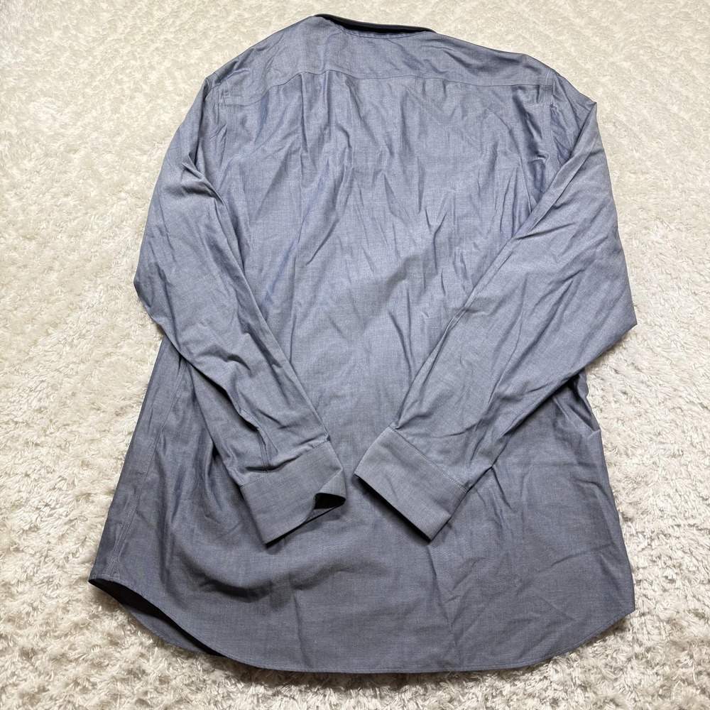 Banana Republic Shirt Mens XL Blue Slim Button Down Dress Work Casual Office - Picture 4 of 10